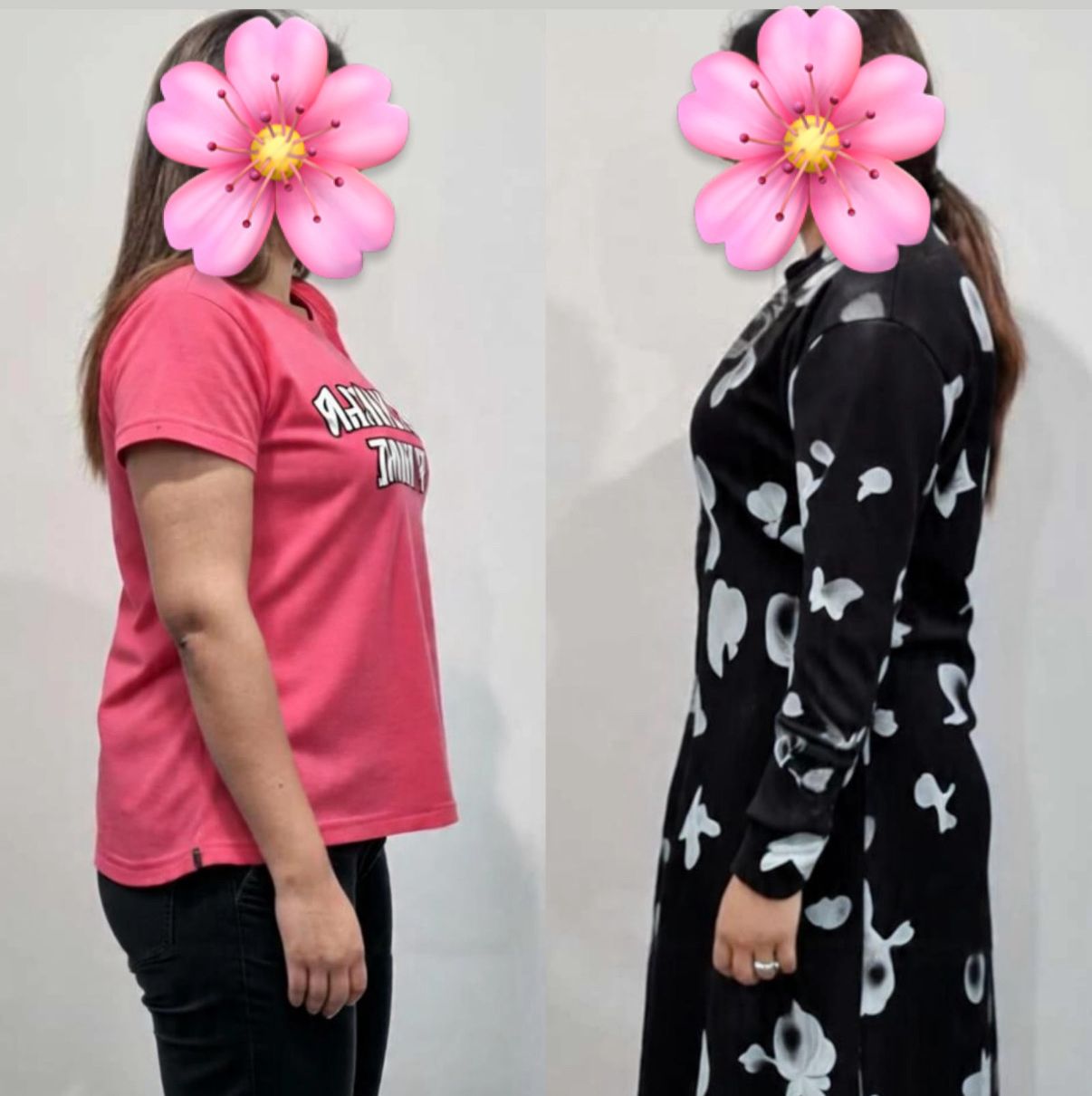 Before and after transformation