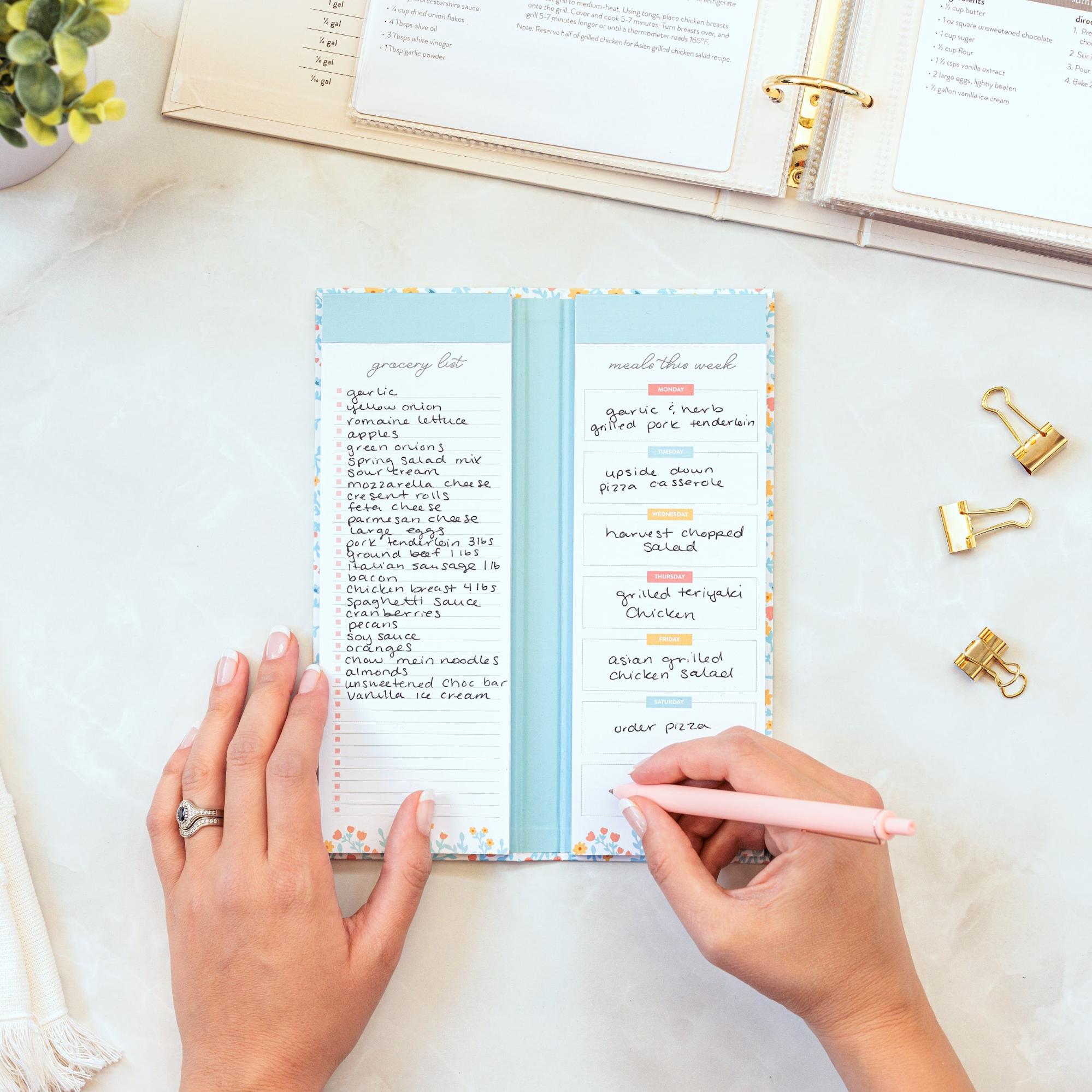 Meal planning notepad