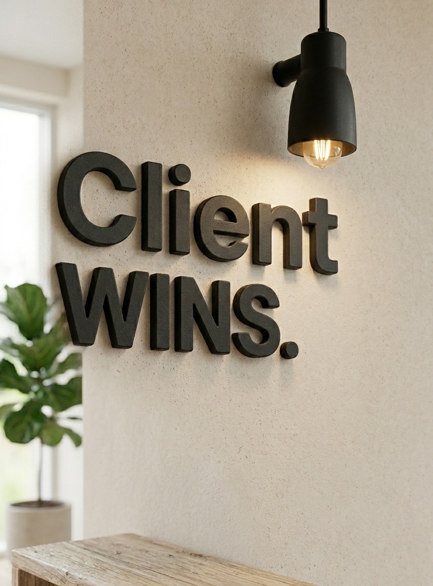 Collage of client outcomes