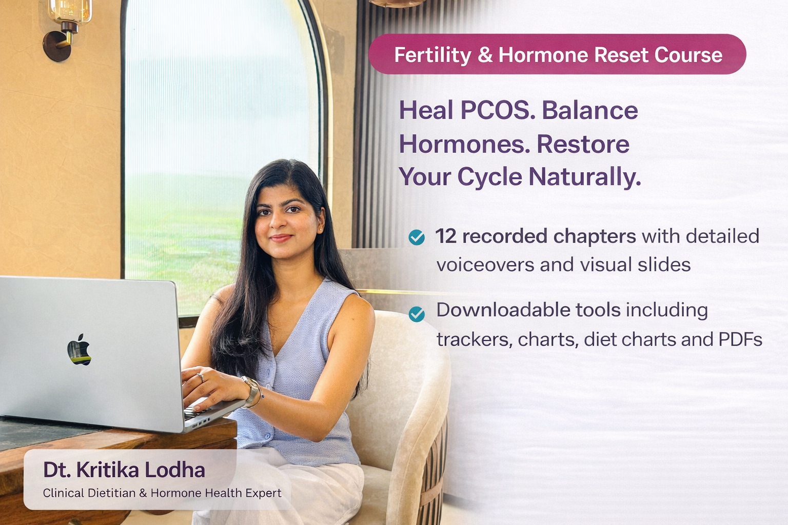 Fertility and Hormone Reset Course - balance hormones and rebuild fertility naturally
